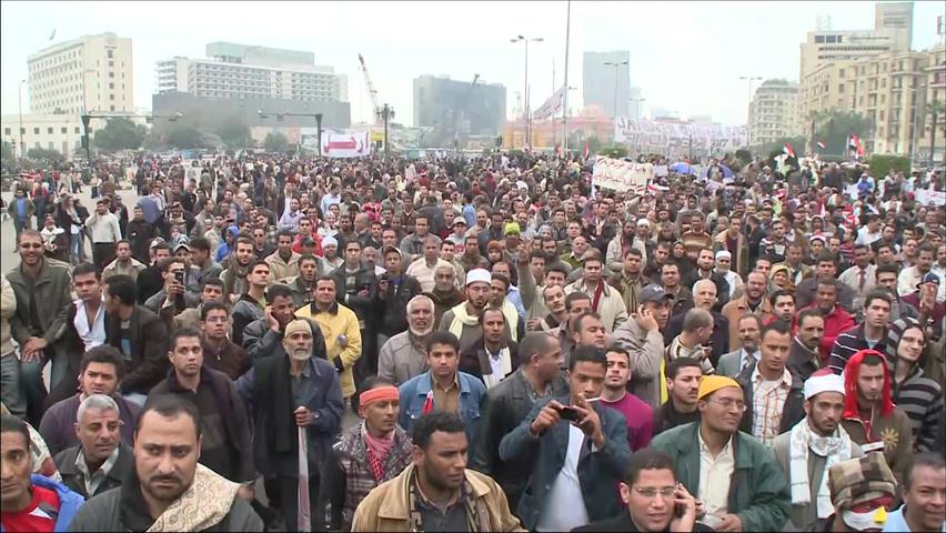 이집트 시위 장기화…‘광장은 캠프촌’