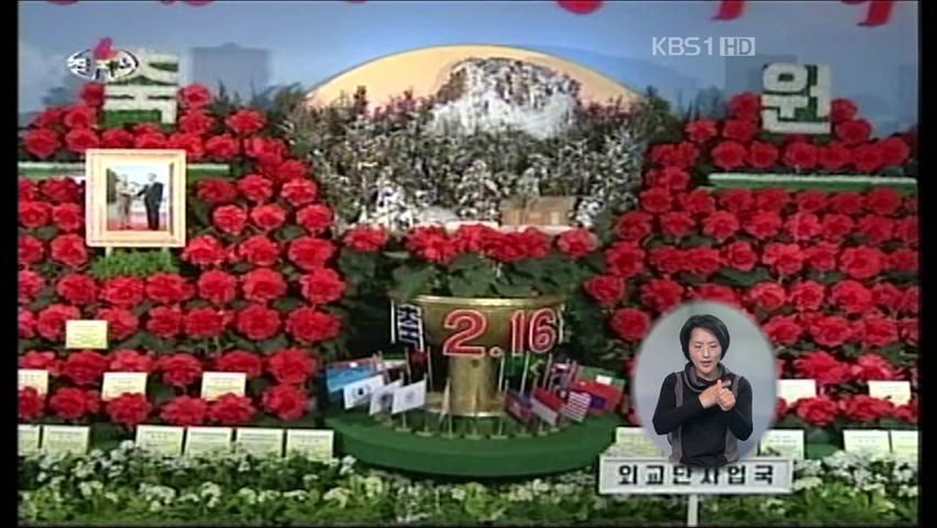 北 김정일 만 69번째 생일…대규모 경축 행사