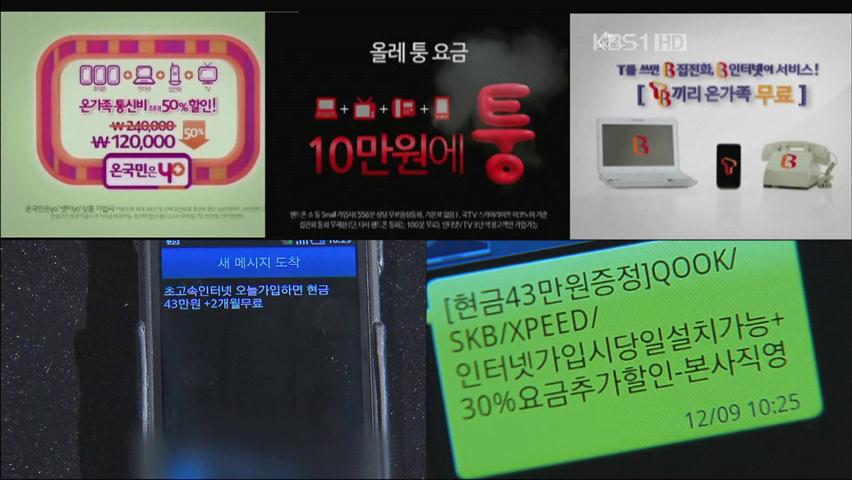 통신 3사, 경품 ‘펑펑’ 과징금 철퇴
