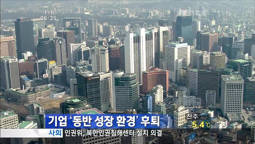 기업 ‘동반 성장 환경’ 후퇴