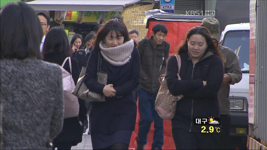 눈 대부분 녹아…어제보다 더 쌀쌀한 날씨