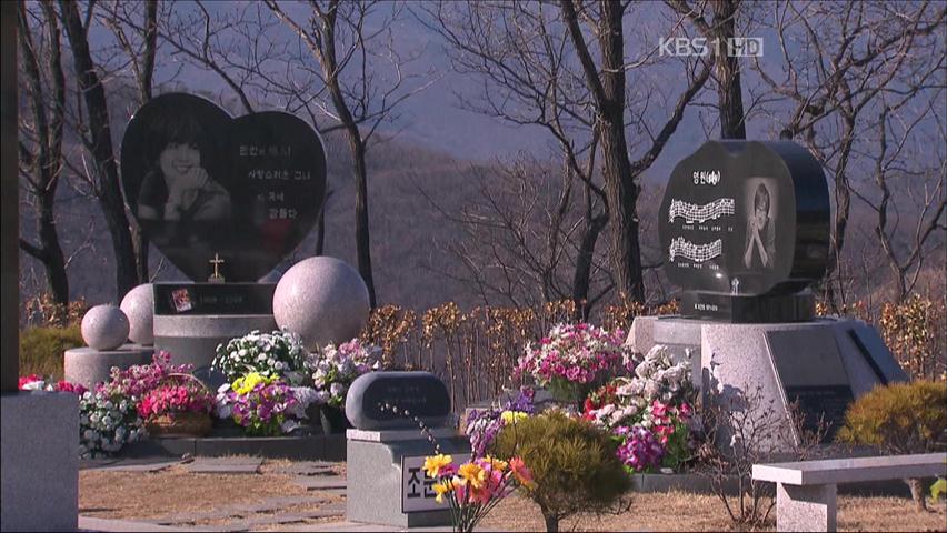故 최진영 1주기…‘강제 이장’ 또 눈물