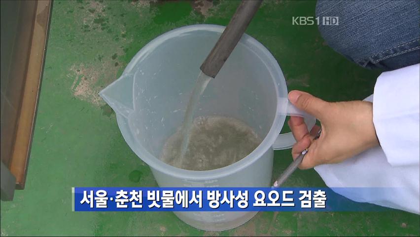 서울·춘천 빗물에서 방사성 요오드 검출