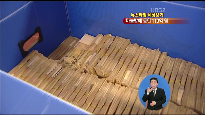 [세상보기] 마늘밭에 묻힌 100억 원