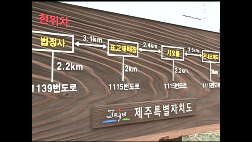 한라산 둘레길 일부 구간 29일 대통
