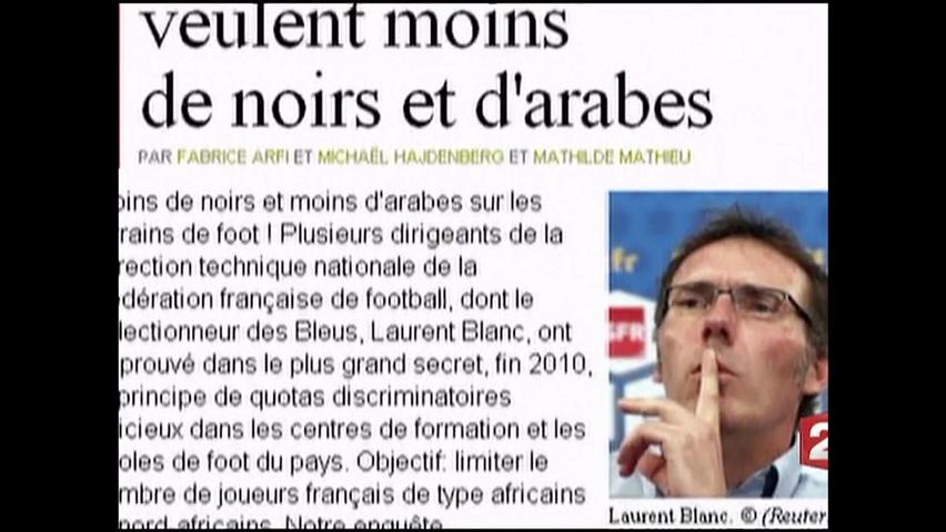 프랑스 축구협회 인종 차별 논란