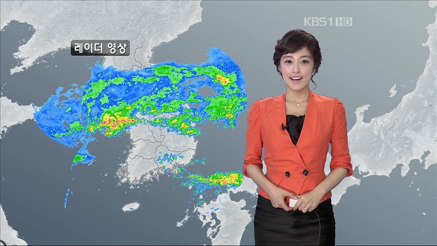 수도권·강원 오후에 갬…충청·남부 최고 80mm