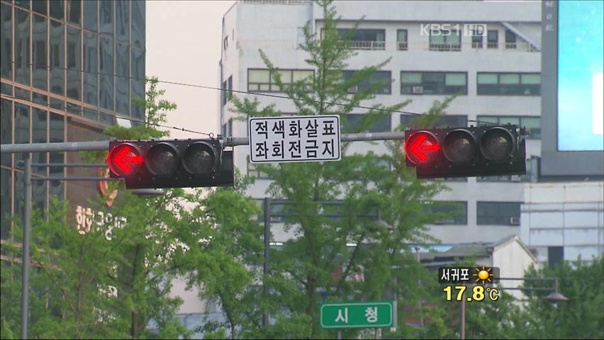 경찰, ‘3색 신호등’ 정책 사실상 철회   