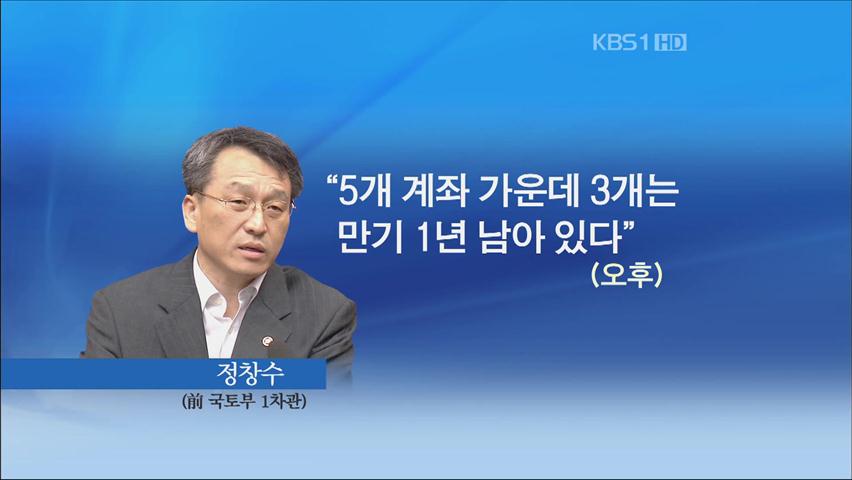 정창수 전 차관, 영업정지 전 인출