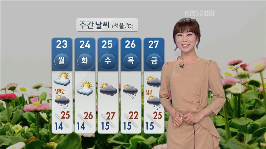 비, 아침에 그쳐…이번 주 초여름 날씨