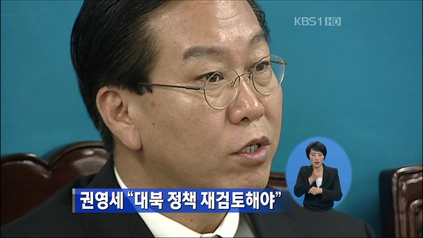권영세 “대북 정책 재검토해야”