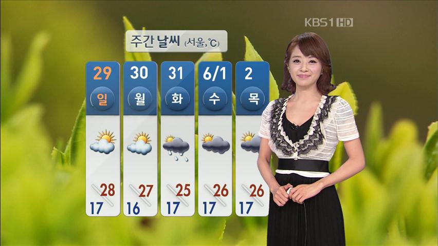 주말, 전국 대체로 맑음…초여름 더위