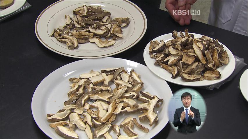 ‘이산화황 초과 검출’ 중국산 표고버섯 적발