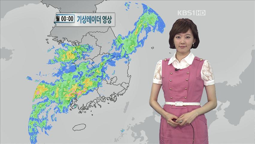 중부 지방 천둥·번개 동반한 집중 호우