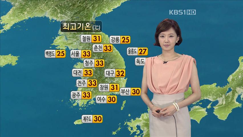 장마 끝나자마자 중부지방도 무더위 시작