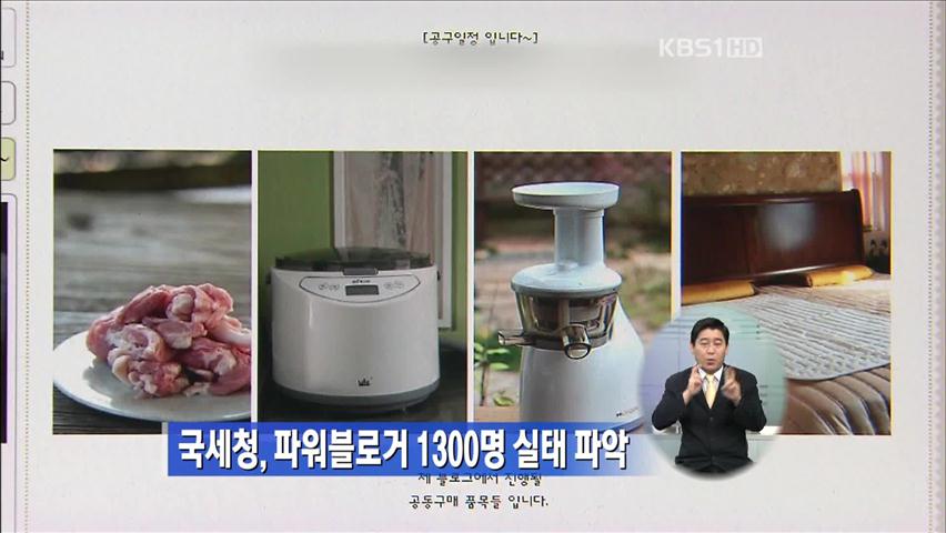 국세청, 파워블로거 1300명 실태 파악