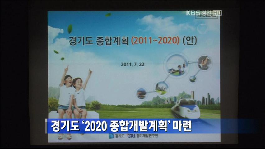 경기도 ‘2020 종합개발계획’ 마련