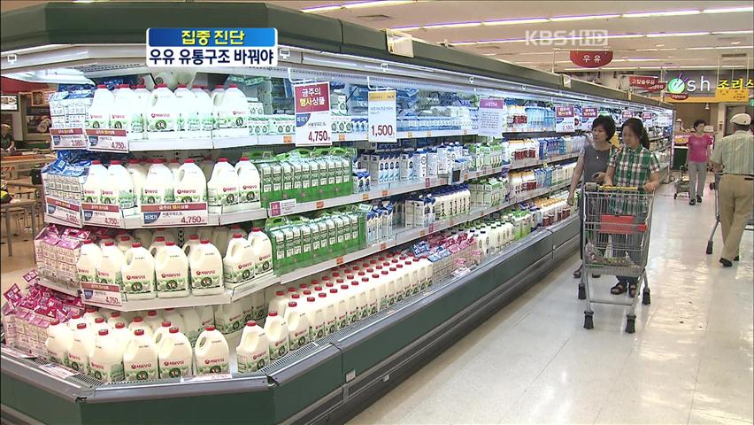[집중진단] 우유 납품가 협상 진통…유통구조 손질