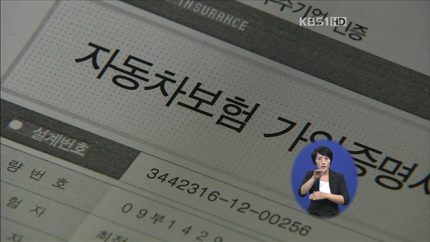 올해 자동차 보험료 안 내린다…내년 초 검토