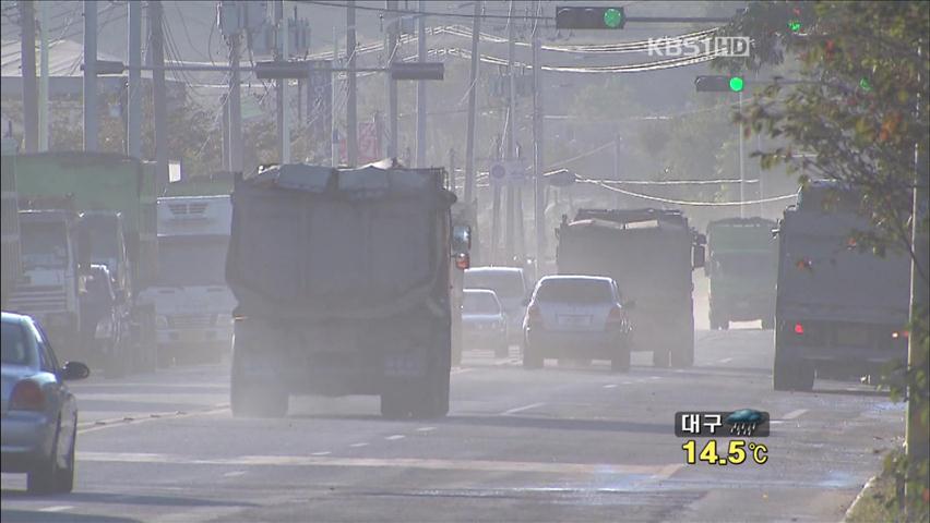 ‘먼지 화물차’ 활개…수도권 매립지 오염 심각