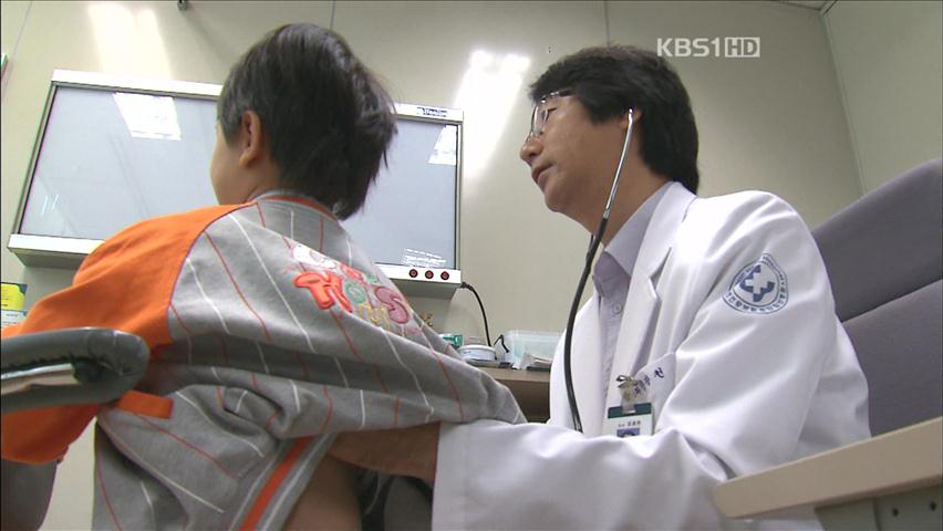 추운 날씨, 어린이 천식 비상