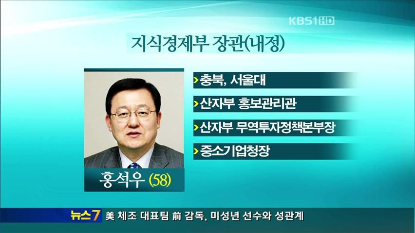 지경부 장관 홍석우·경호처장 어청수 내정   