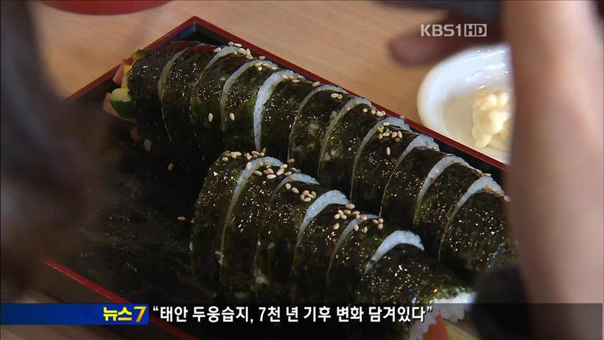 김밥·떡볶이도 열량 등 영양 표시