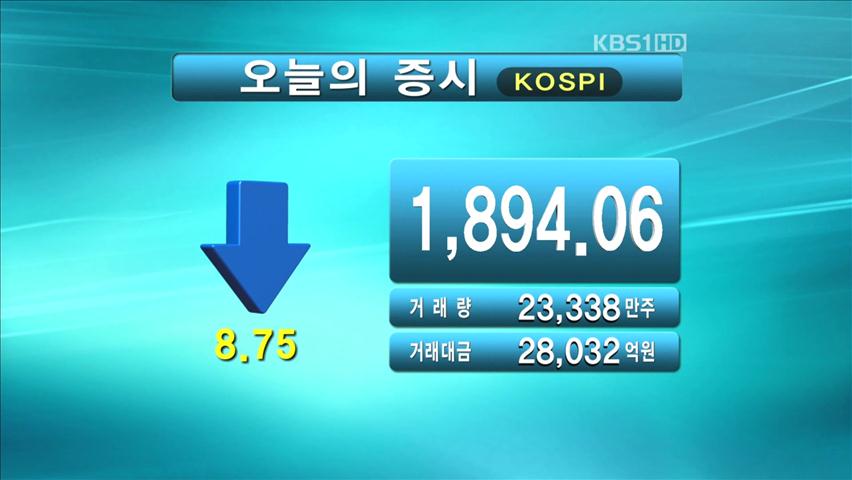 코스피 1,894.06 코스닥 512.14