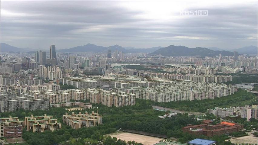 강남 재건축 아파트 ‘날개없는 추락’