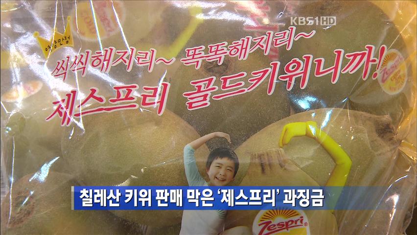 칠레산 키위 판매 막은 ‘제스프리’ 과징금