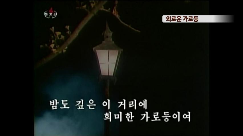 [북한 영상] 외로운 가로등