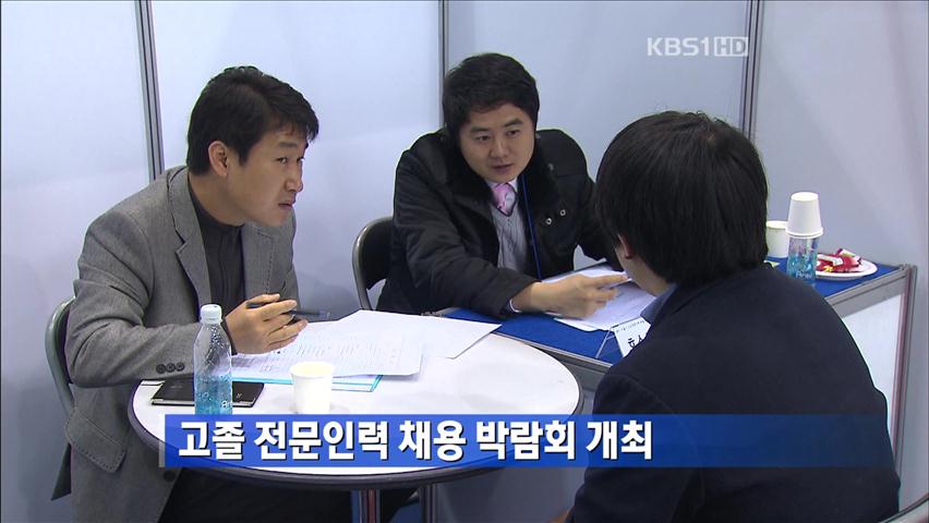 고졸 전문인력 채용 박람회 개최