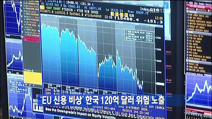 ‘EU 신용 비상’ 한국 120억 달러 위험 노출