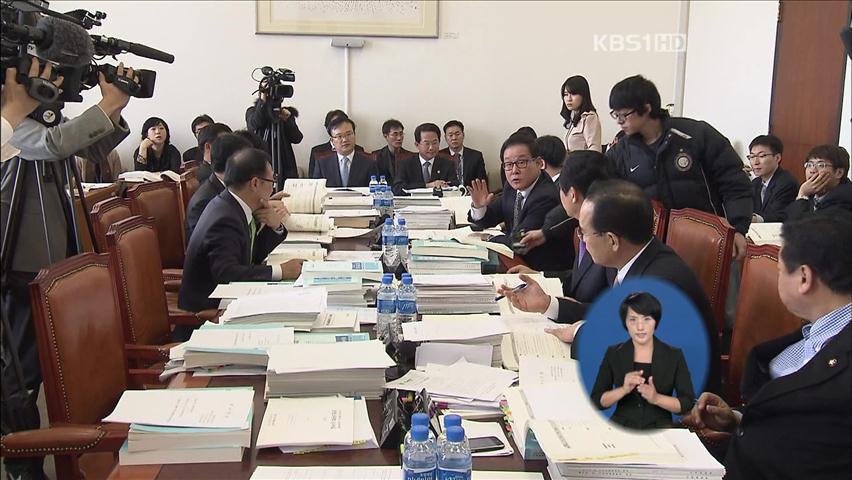 국회 새해 예산안 심사, 민주당 불참 속 재개