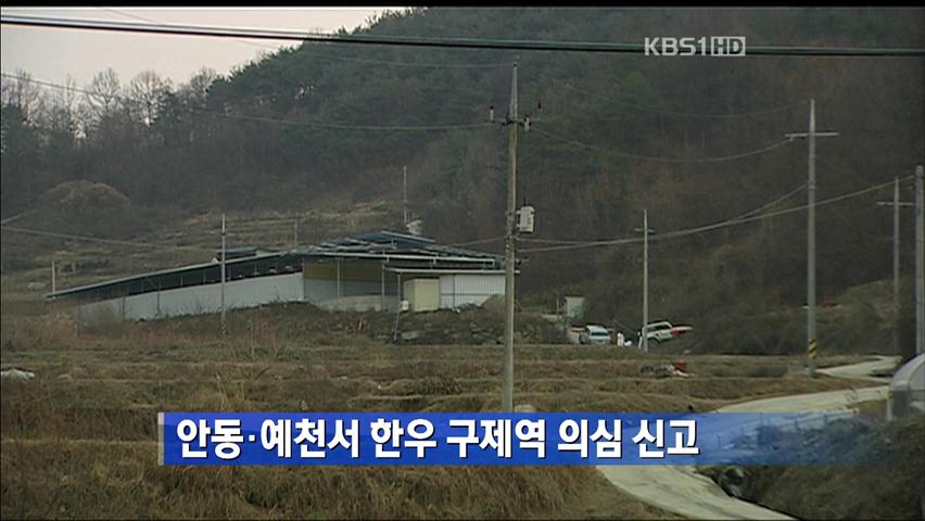 안동·예천서 한우 구제역 의심신고