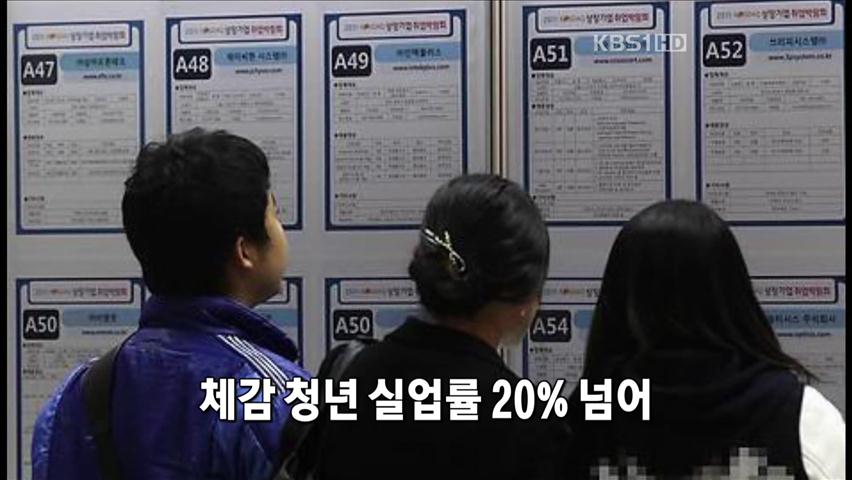 [인터넷 광장] 체감 청년 실업률 20% 넘어 外