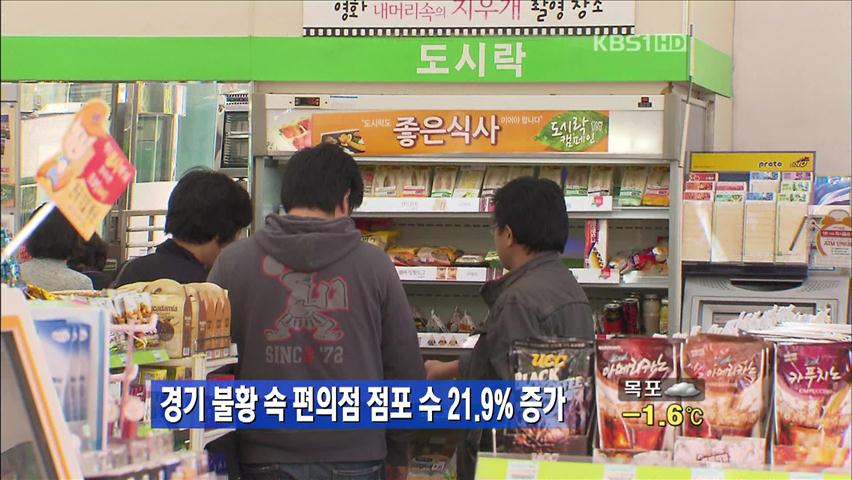 [생생경제] 경기 불황 속 편의점 점포 수 21.9% 증가