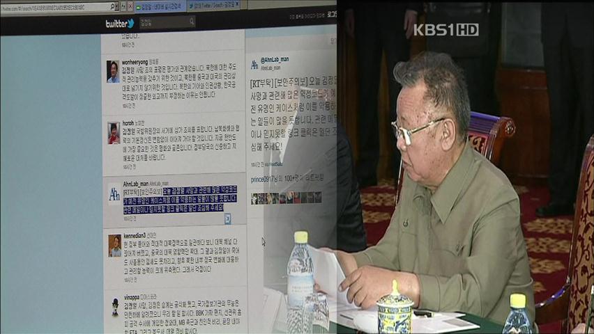 인터넷 검색어 1위 ‘김정일’…친북 게시글 등장