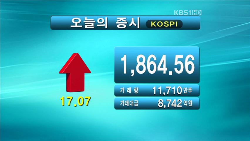 코스피 1,864.56 코스닥 505.32