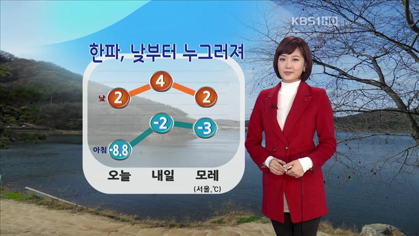 한파, 낮부터 누그러져…평년 기온 회복