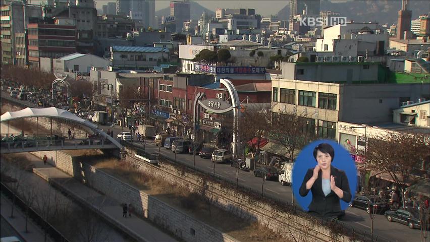 전통시장 주변 도로 평일에도 주차 허용