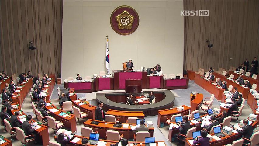 국회 본회의 개회 지연…예산 처리 늦어져