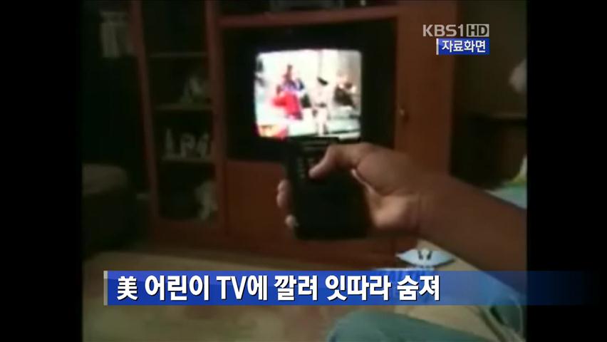 美 어린이 TV에 깔려 잇따라 숨져