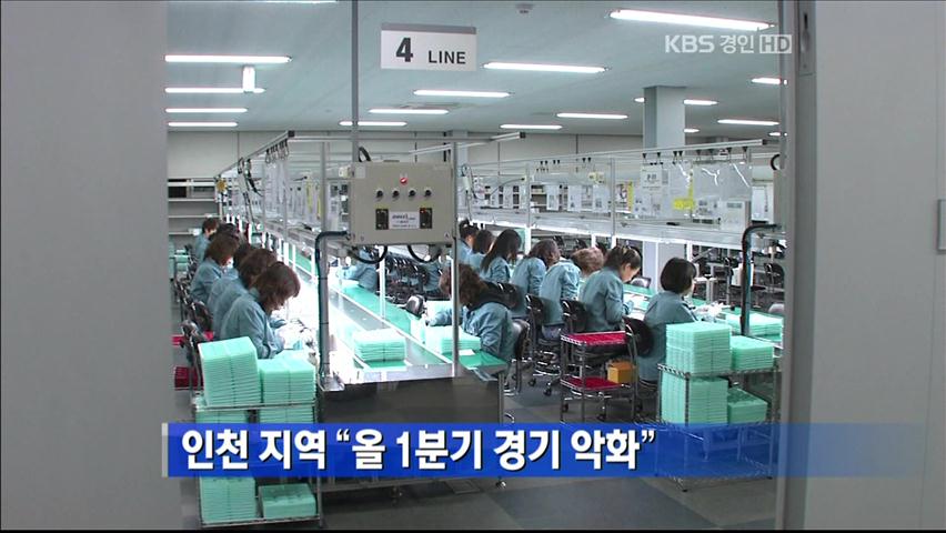 인천 지역 “올 1분기 경기 악화”