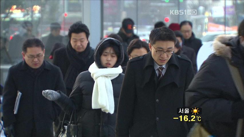 기록적 한파, 북극진동이 원인