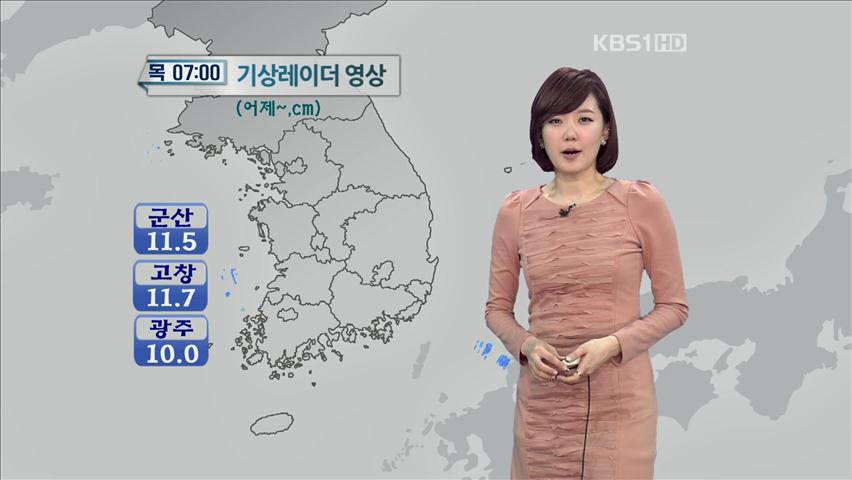 오늘도 강추위…호남·서해안 눈