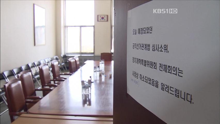선거구 획정 ‘평행선’…정개특위 또 무산