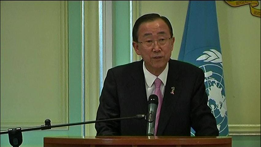 반 총장 “핵 정상회의서 北 로켓 문제 제기”
