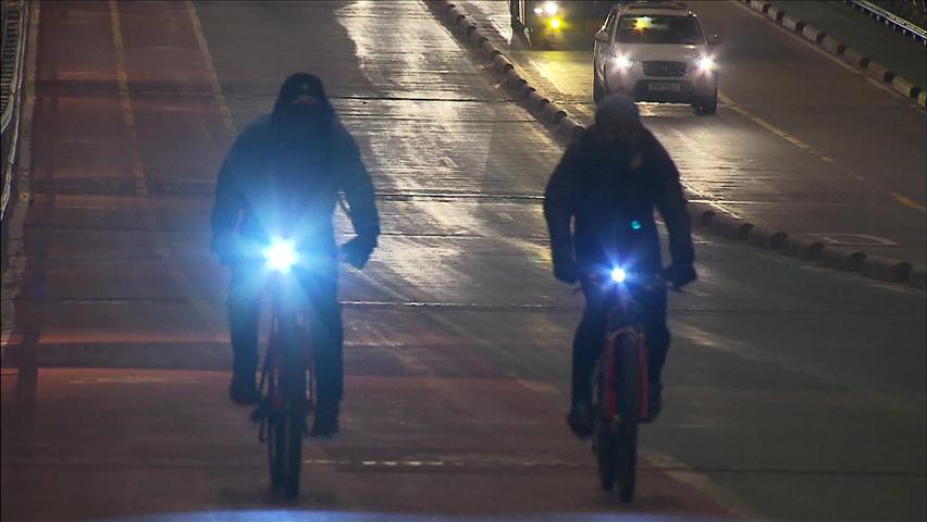 자전거도로, 야간 안전시설 미흡 조심!