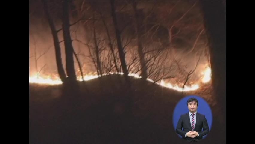북한산 화재…260명 출동해 긴급 진화 작업